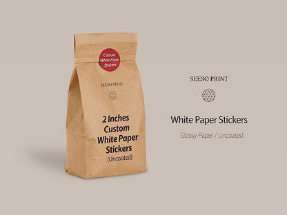Custom Gloss Paper Roll Labels. Any Shape and Any Size
