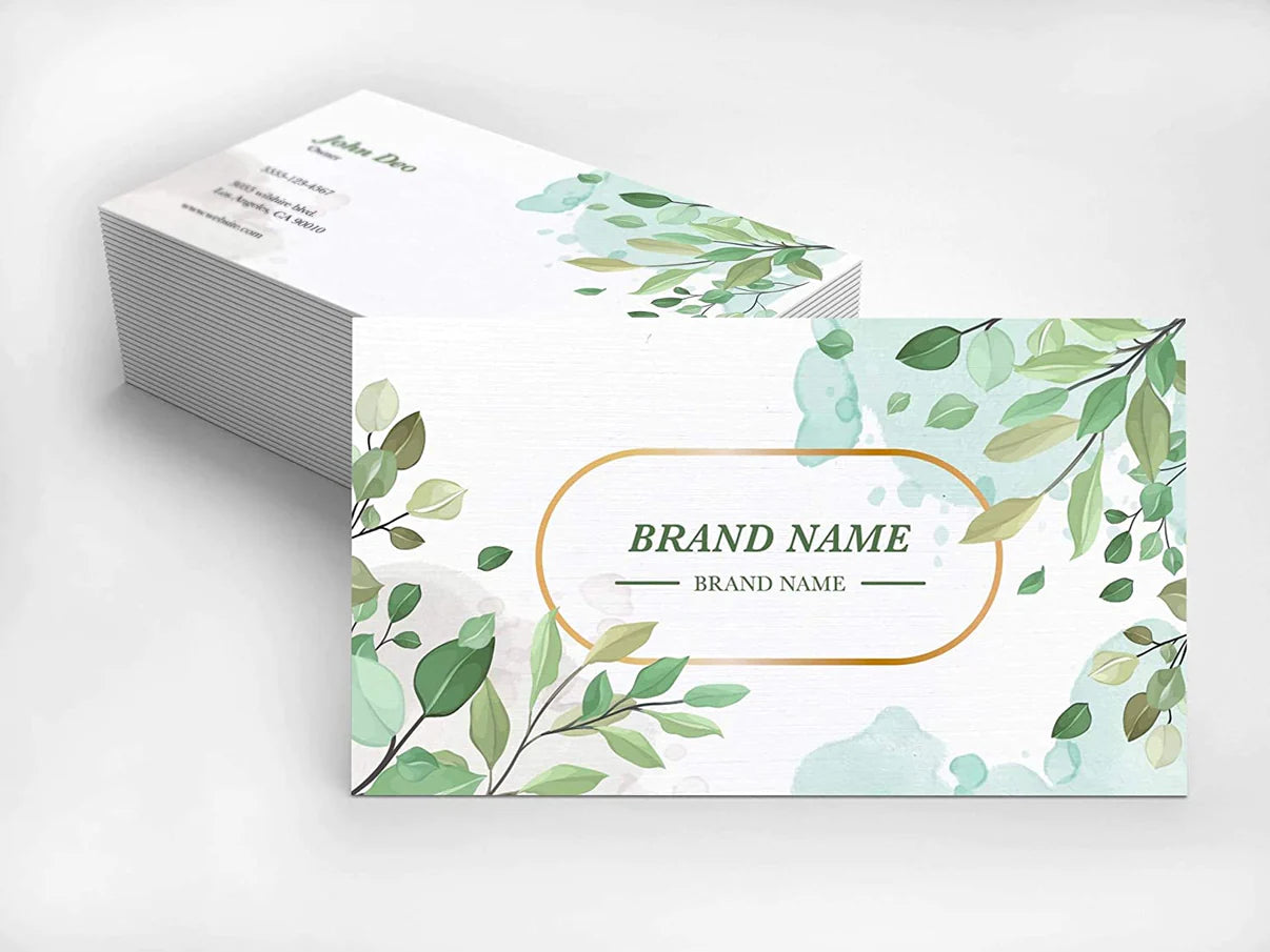 Heavy Linen Cover Business Cards 350gsm 16pt