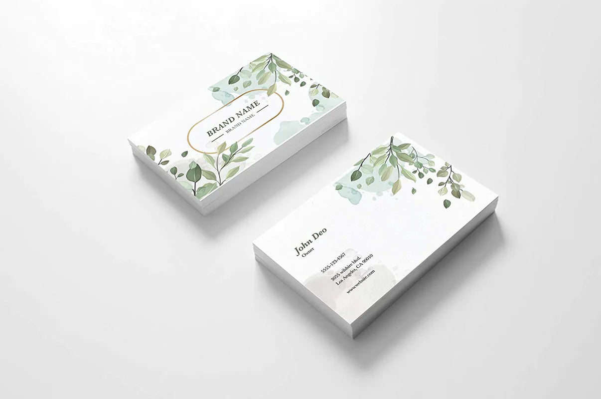 Heavy Linen Cover Business Cards 350gsm 16pt