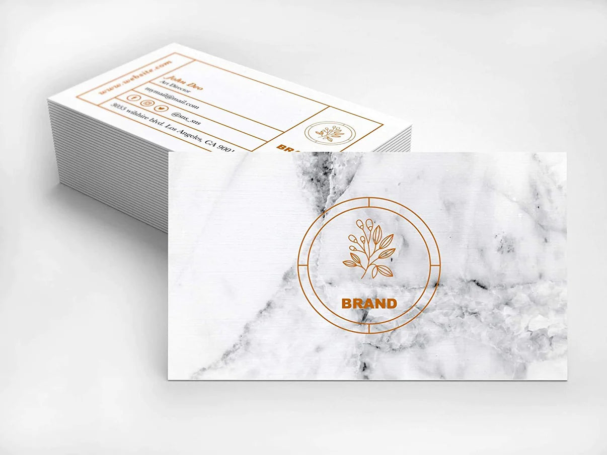 Linen Cover Business Cards