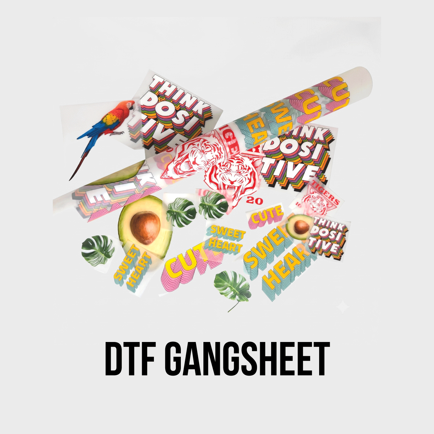 Build Your Own DTF Transfers Gang Sheet