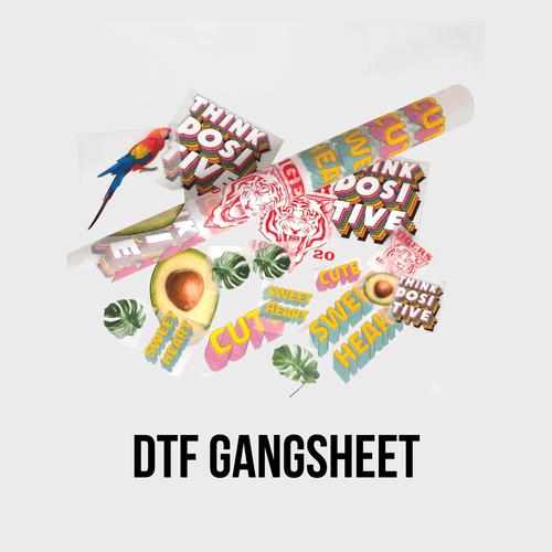 Build Your Own DTF Transfers Gang Sheet